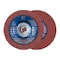 Pferd 5" x 5/8-11 Thd. POLIFAN Flap Disc - A SGP CURVE STEELOX, Aluminum oxide, 40 Grit, Large Radius 67676 - alternate 1